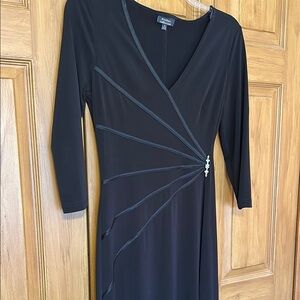 Elegant Black Dress with Embellishments